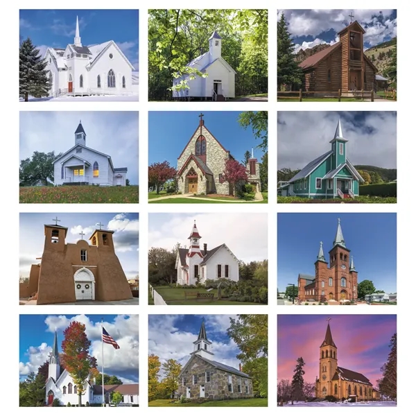 Good Value™ Scenic Churches - Spiral Calendar - Good Value™ Scenic Churches - Spiral Calendar - Image 1 of 3