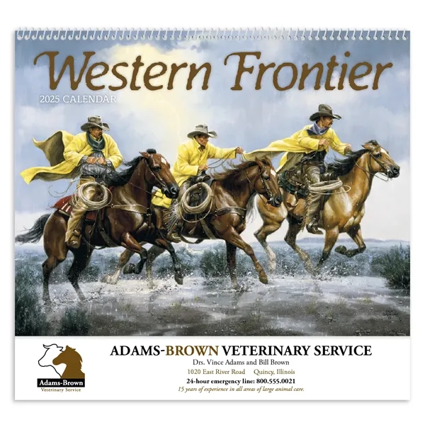 Good Value™ Western Frontier - Spiral Calendar - Good Value™ Western Frontier - Spiral Calendar - Image 1 of 1