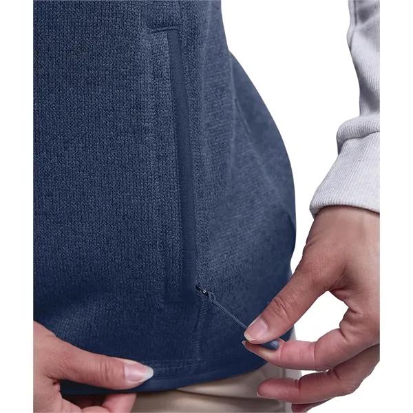 Women's Pacific Heathered Fleece Vest - Women's Pacific Heathered Fleece Vest - Image 6 of 15