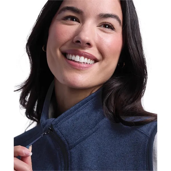 Women's Pacific Heathered Fleece Vest - Women's Pacific Heathered Fleece Vest - Image 5 of 15