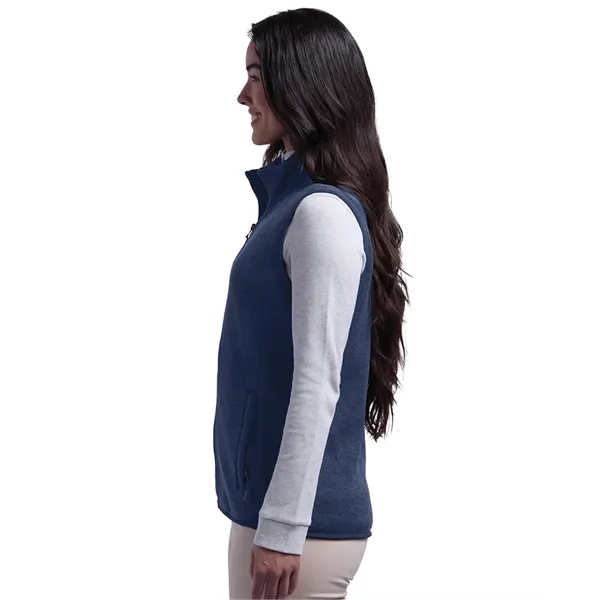 Women's Pacific Heathered Fleece Vest - Women's Pacific Heathered Fleece Vest - Image 3 of 15