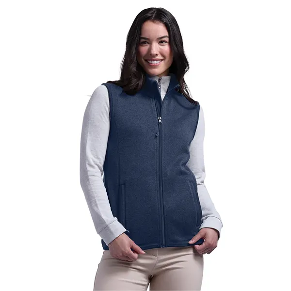 Women's Pacific Heathered Fleece Vest - Women's Pacific Heathered Fleece Vest - Image 0 of 15