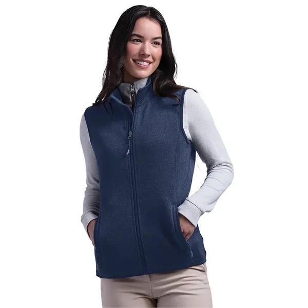 Women's Pacific Heathered Fleece Vest - Women's Pacific Heathered Fleece Vest - Image 1 of 15
