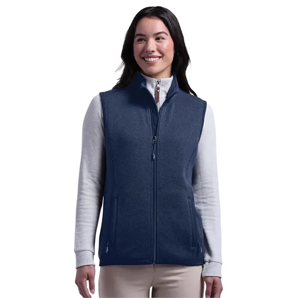 Women's Pacific Heathered Fleece Vest - Women's Pacific Heathered Fleece Vest - Image 2 of 15