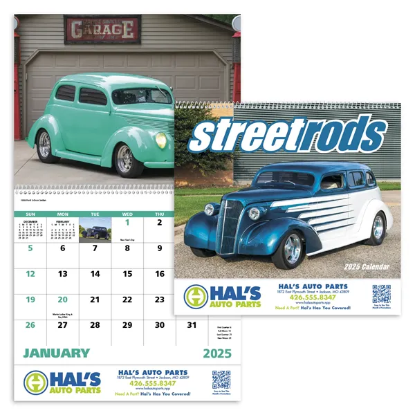 Good Value™ Street Rods - Spiral Calendar - Good Value™ Street Rods - Spiral Calendar - Image 0 of 2