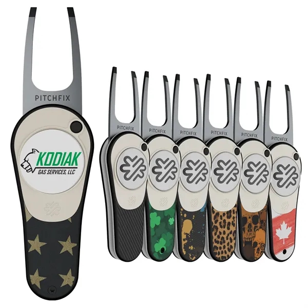 Pitchfix Ultima Golf Divot Tool with Ball Marker - Pitchfix Ultima Golf Divot Tool with Ball Marker - Image 0 of 14