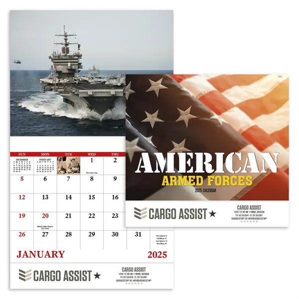 Good Value™ American Armed Forces - Stapled Calendar - Good Value™ American Armed Forces - Stapled Calendar - Image 0 of 6