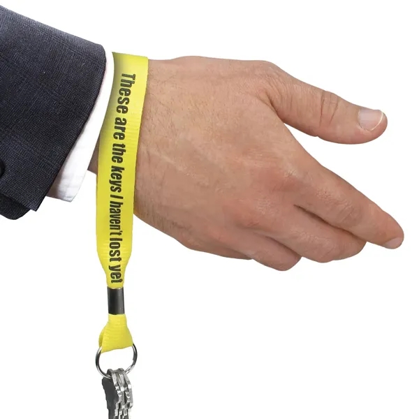 5/8" Custom Wrist Lanyard Keychains - 5/8" Custom Wrist Lanyard Keychains - Image 3 of 4
