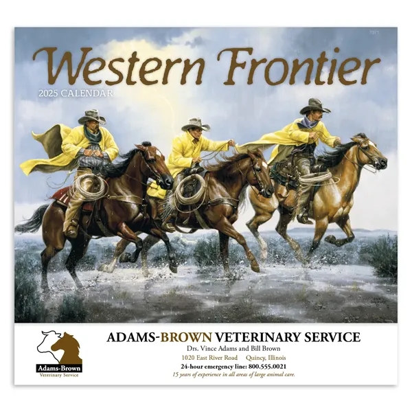 Good Value™ Western Frontier - Stapled Calendar - Good Value™ Western Frontier - Stapled Calendar - Image 1 of 2