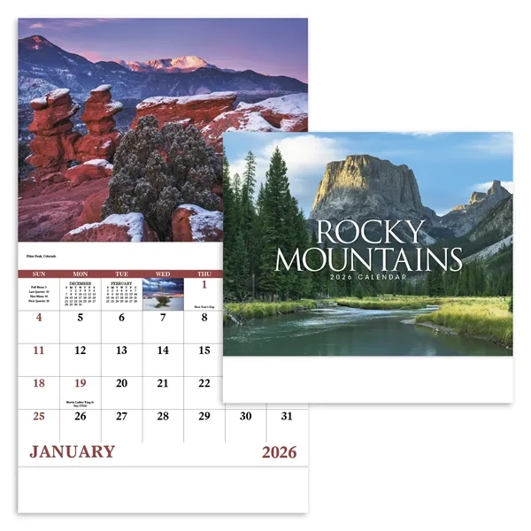 Good Value™ Rocky Mountains - Stapled Calendar - Good Value™ Rocky Mountains - Stapled Calendar - Image 2 of 2