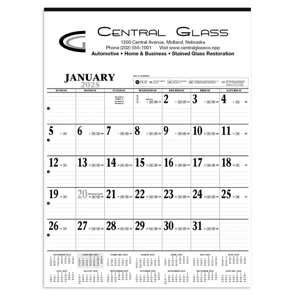 Products Large Contractor Calendar - Products Large Contractor Calendar - Image 0 of 1