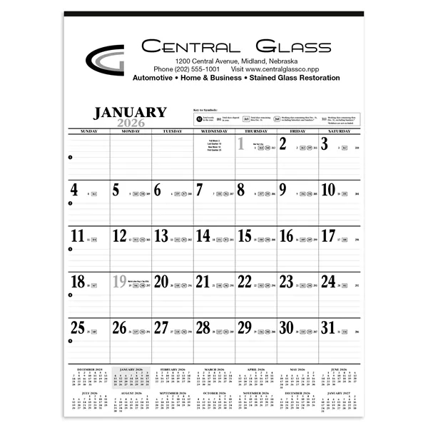 Products Large Contractor Calendar - Products Large Contractor Calendar - Image 1 of 1