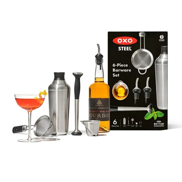 OXO SteeL 6-piece Barware Set - OXO SteeL 6-piece Barware Set - Image 0 of 0