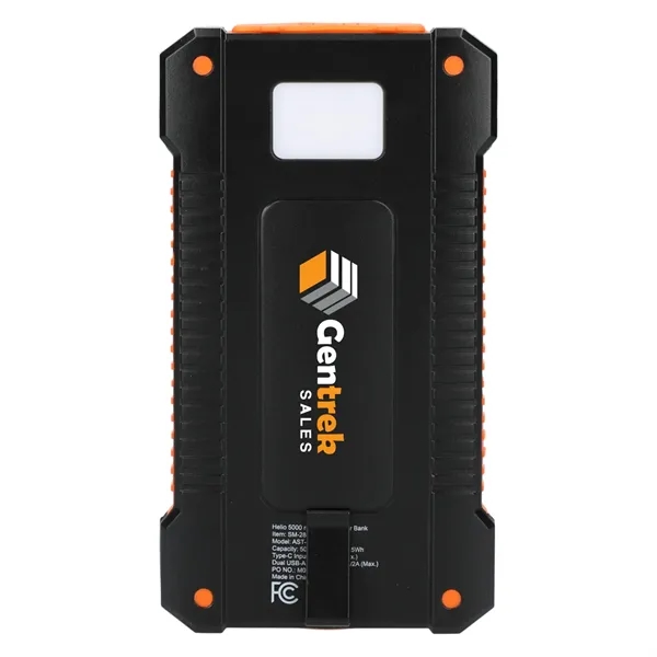 Helio 5000 mAh Solar Power Bank - Helio 5000 mAh Solar Power Bank - Image 0 of 0