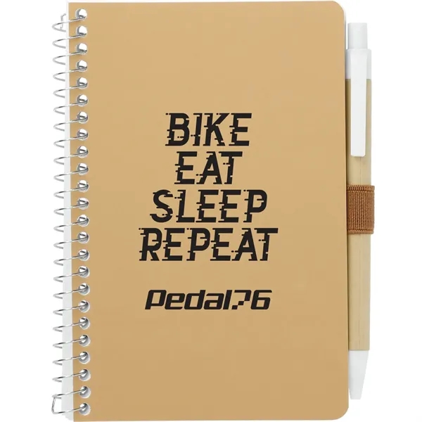 FSC® Mix 4" x 6" Pocket Spiral Notebook with Pen - FSC® Mix 4" x 6" Pocket Spiral Notebook with Pen - Image 0 of 0