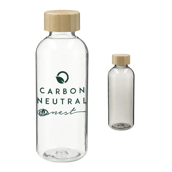 Custom Sona 22oz RPET Bottle w/ FSC® 100% Bamboo lid