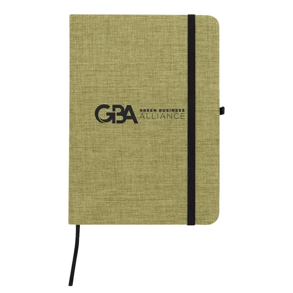 RPET Heathered Journal with pen loop - RPET Heathered Journal with pen loop - Image 3 of 11