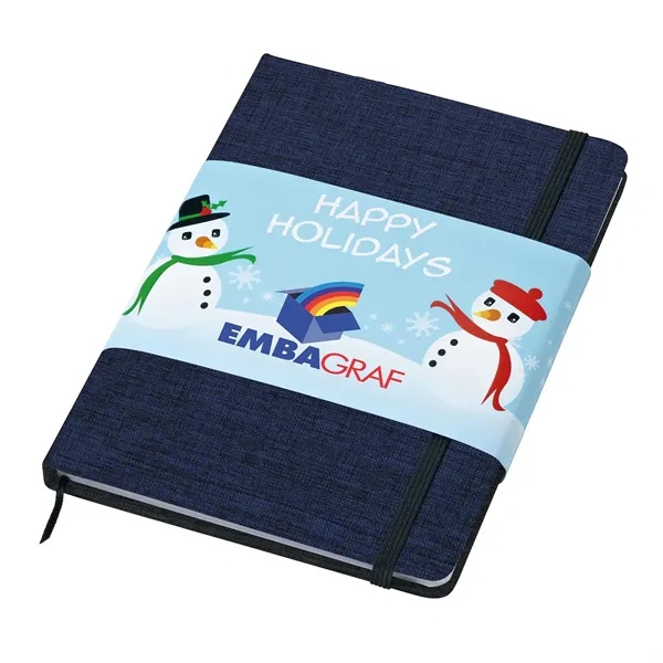 RPET Heathered Journal with pen loop - RPET Heathered Journal with pen loop - Image 10 of 11