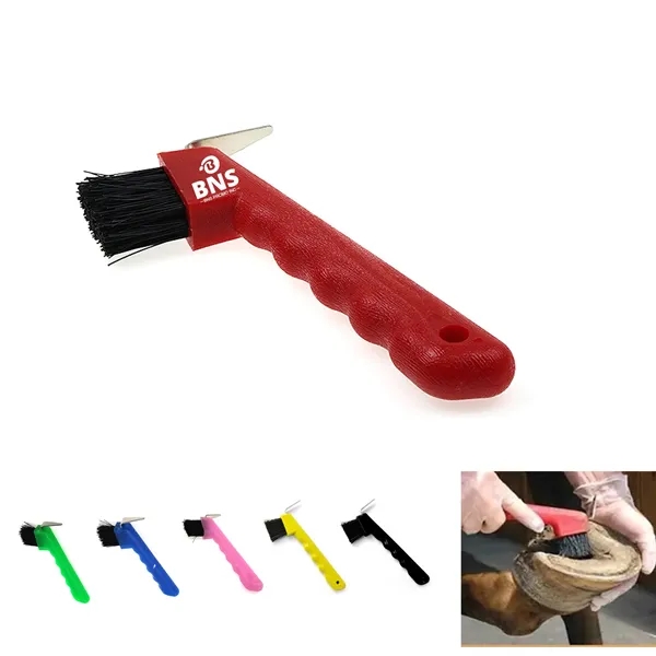Hoof Pick and Brush for Horse Grooming and Cleaning - Hoof Pick and Brush for Horse Grooming and Cleaning - Image 0 of 6