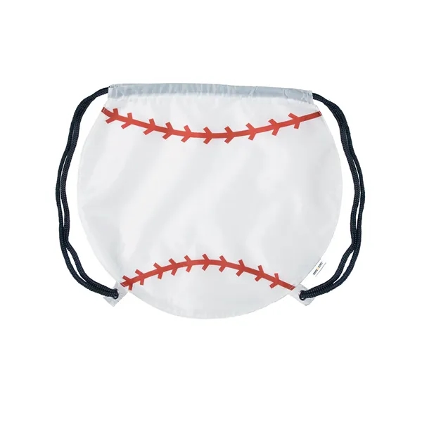 Game Time! Baseball Drawstring Bag. - Game Time! Baseball Drawstring Bag. - Image 1 of 2
