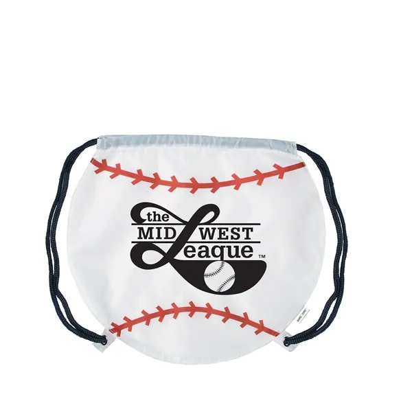 Game Time! Baseball Drawstring Bag. - Game Time! Baseball Drawstring Bag. - Image 2 of 2