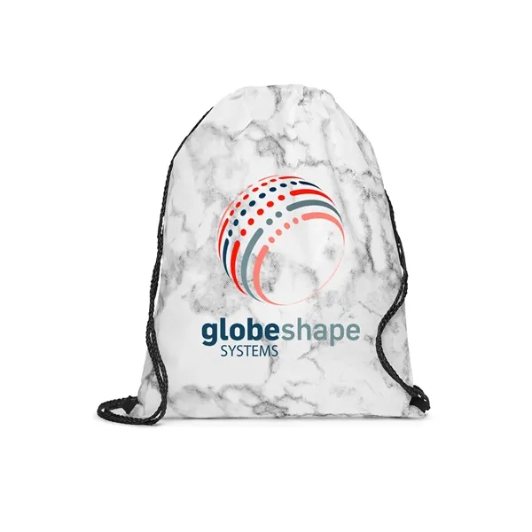 Marble Non-Woven Drawstring Bag - Marble Non-Woven Drawstring Bag - Image 1 of 1