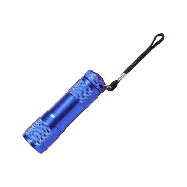 9 LED Metal Flashlight - 9 LED Metal Flashlight - Image 3 of 7