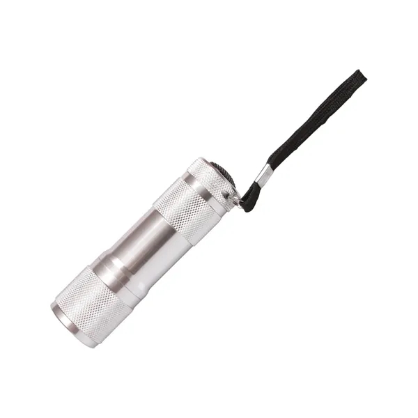 9 LED Metal Flashlight - 9 LED Metal Flashlight - Image 6 of 7