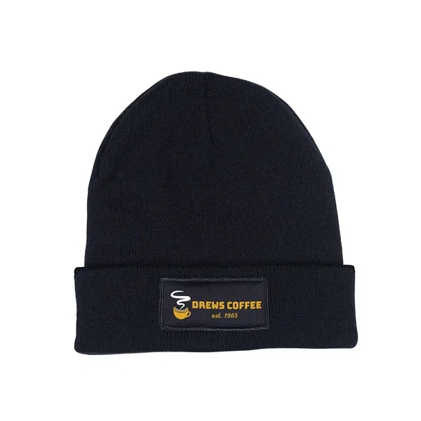 Prime Line. Knit Beanie With Patch. - Prime Line. Knit Beanie With Patch. - Image 2 of 5
