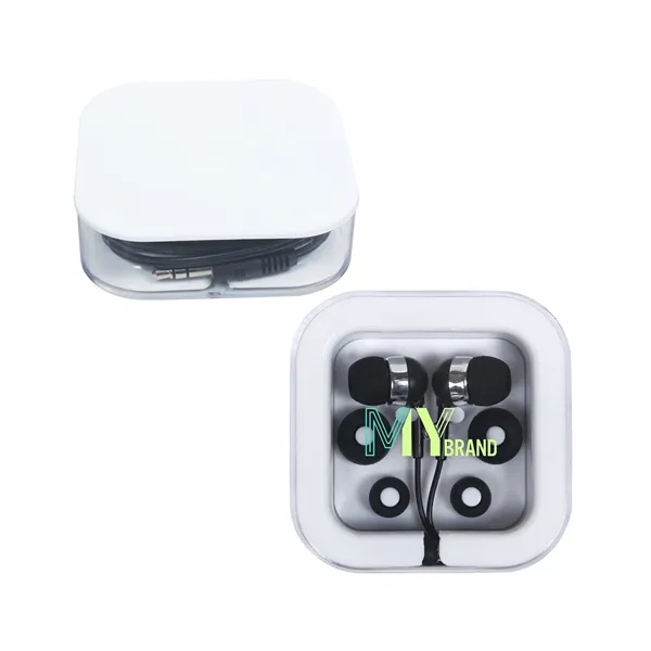 Prime Line. Earbuds In Square Case. - Prime Line. Earbuds In Square Case. - Image 2 of 7