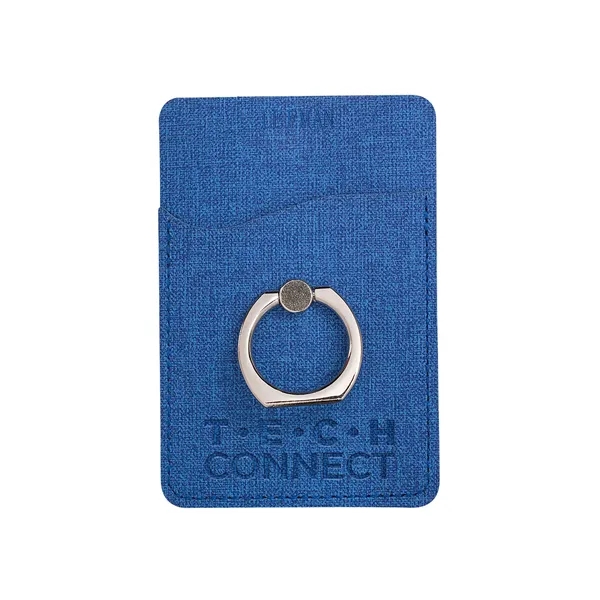 Leeman RFID Phone Pocket With Metal Ring Phone Stand - Leeman RFID Phone Pocket With Metal Ring Phone Stand - Image 3 of 7