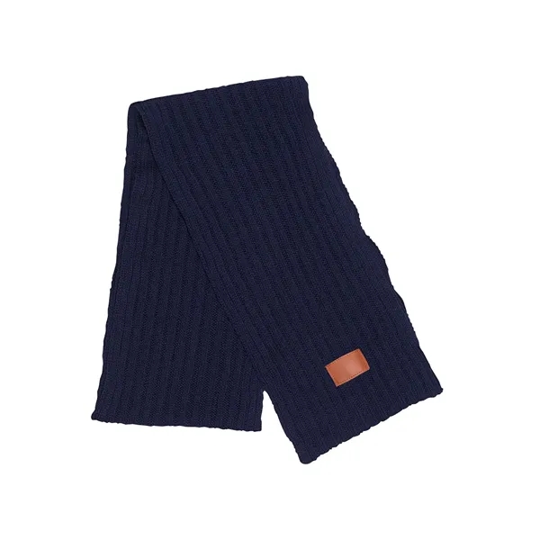 Leeman. Rib Knit Scarf. - Leeman. Rib Knit Scarf. - Image 2 of 7