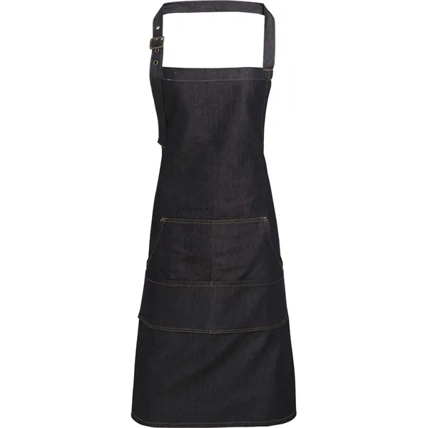 Artisan Collection by Reprime Jeans Stitch Denim Bib Apron - Artisan Collection by Reprime Jeans Stitch Denim Bib Apron - Image 2 of 2