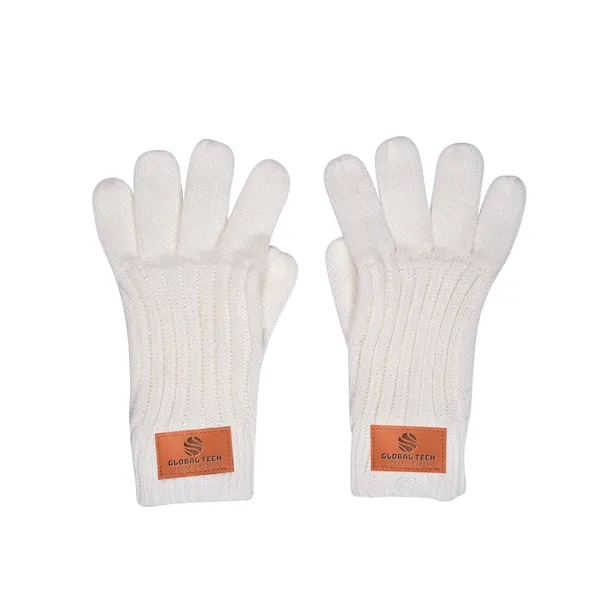 Leeman. Rib Knit Gloves. - Leeman. Rib Knit Gloves. - Image 2 of 7