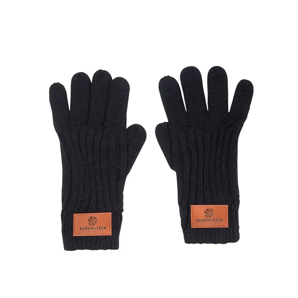 Leeman. Rib Knit Gloves. - Leeman. Rib Knit Gloves. - Image 6 of 7