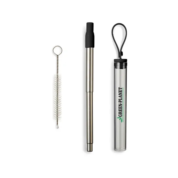 Festival Telescopic Reusable Drinking Straw Kit - Festival Telescopic Reusable Drinking Straw Kit - Image 2 of 12