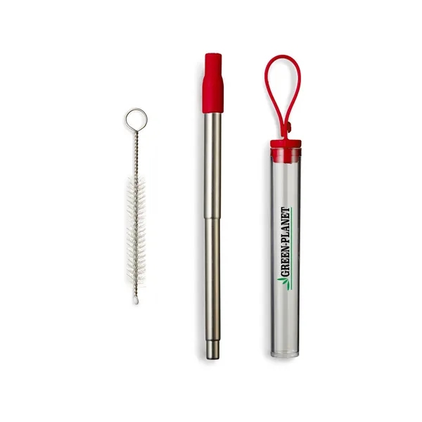 Festival Telescopic Reusable Drinking Straw Kit - Festival Telescopic Reusable Drinking Straw Kit - Image 10 of 12