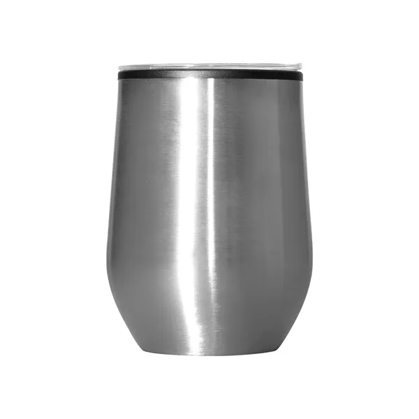 Prime Line. 12 oz. Budget Stemless Wine Tumbler With Lid. - Prime Line. 12 oz. Budget Stemless Wine Tumbler With Lid. - Image 8 of 9