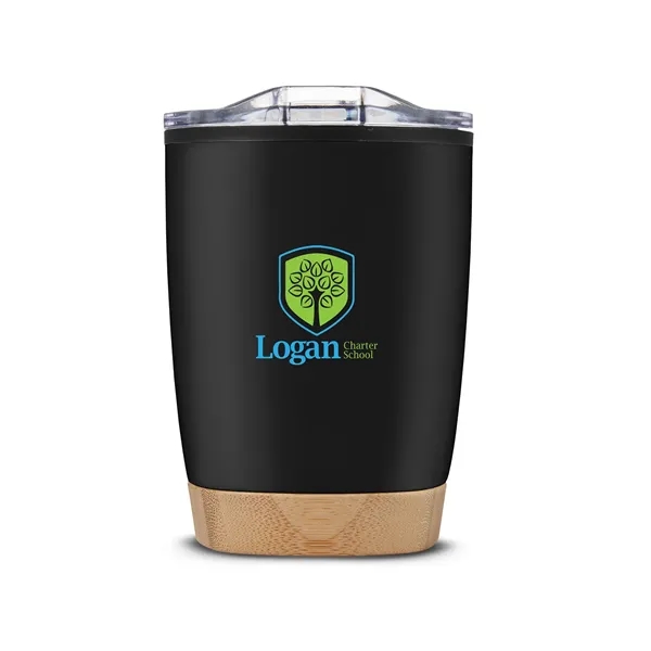 12 oz Symmetry Tumbler With Bamboo Base - 12 oz Symmetry Tumbler With Bamboo Base - Image 2 of 10