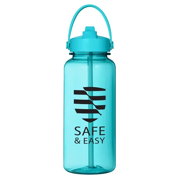 Prisma 33 oz Tritan Bottle With Flip Up Straw - Prisma 33 oz Tritan Bottle With Flip Up Straw - Image 10 of 10
