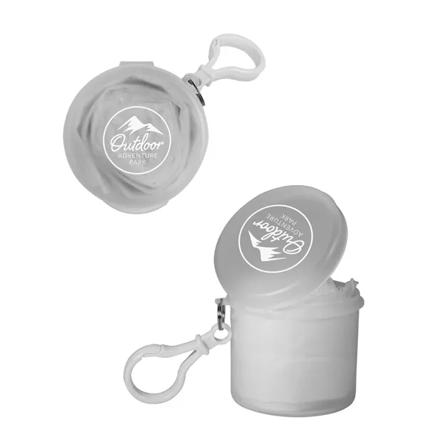 Prime Line. Poncho In Carabiner Case. - Prime Line. Poncho In Carabiner Case. - Image 1 of 3