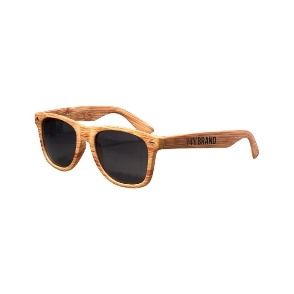 Prime Line. Woodtone Woodgrain Sunglasses. - Prime Line. Woodtone Woodgrain Sunglasses. - Image 3 of 3
