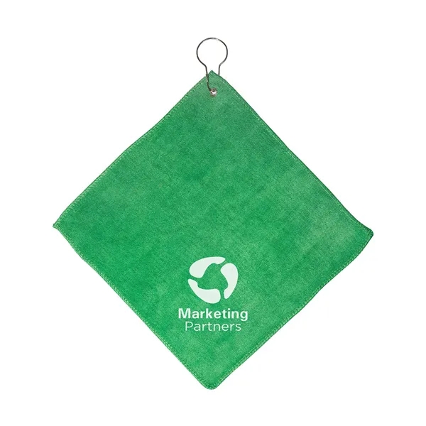 Prime Line. Microfiber Golf Towel With Grommet And Hook. - Prime Line. Microfiber Golf Towel With Grommet And Hook. - Image 7 of 9