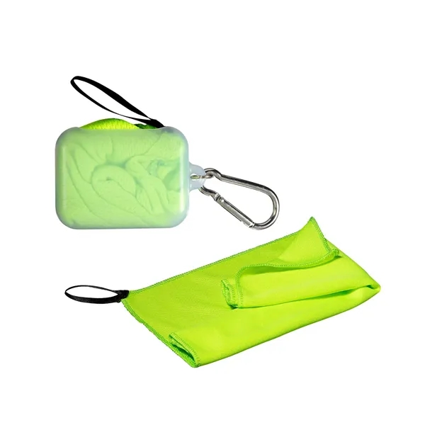 Prime Line. Cooling Towel In Carabiner Case. - Prime Line. Cooling Towel In Carabiner Case. - Image 3 of 3