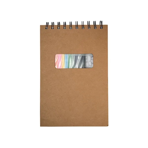 Prime Line. Notebook With Colored Pencils. - Prime Line. Notebook With Colored Pencils. - Image 1 of 1