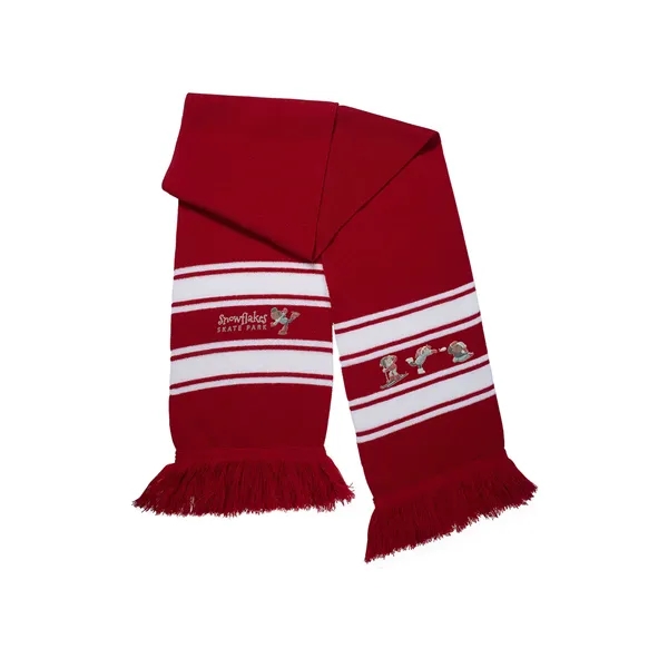 Prime Line. Stripe Knit Scarf. - Prime Line. Stripe Knit Scarf. - Image 9 of 9