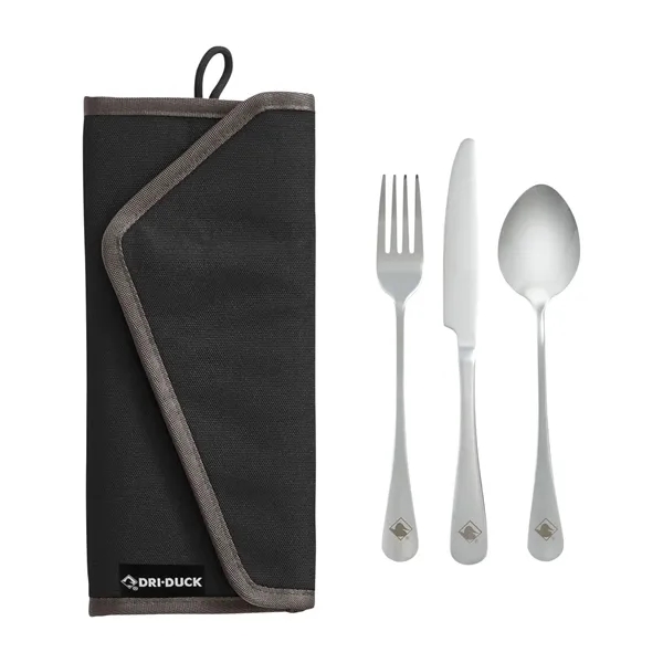 Dri Duck Eco Friendly Reusable Stainless Steel Utensil Set - Dri Duck Eco Friendly Reusable Stainless Steel Utensil Set - Image 1 of 2