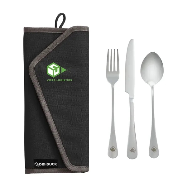 Dri Duck Eco Friendly Reusable Stainless Steel Utensil Set - Dri Duck Eco Friendly Reusable Stainless Steel Utensil Set - Image 2 of 2