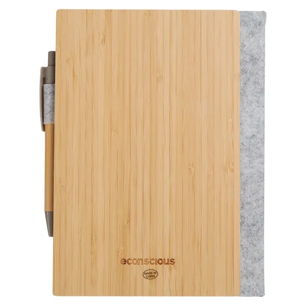 econscious. Grove Refillable Bamboo Notebook & Pen. - econscious. Grove Refillable Bamboo Notebook & Pen. - Image 1 of 2