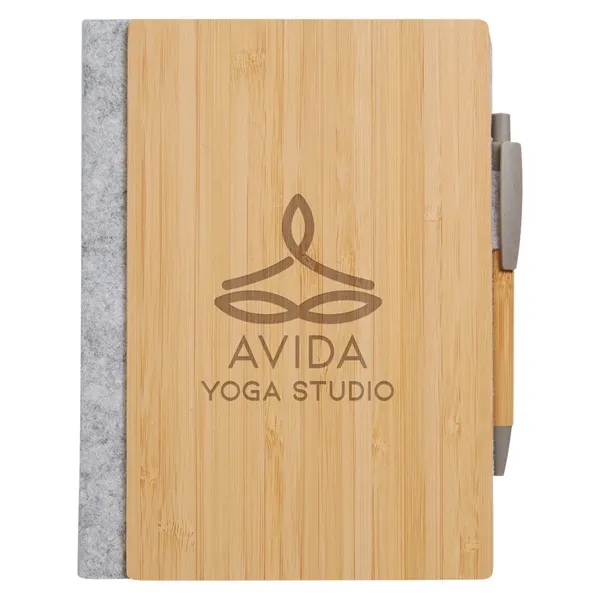 econscious. Grove Refillable Bamboo Notebook & Pen. - econscious. Grove Refillable Bamboo Notebook & Pen. - Image 2 of 2